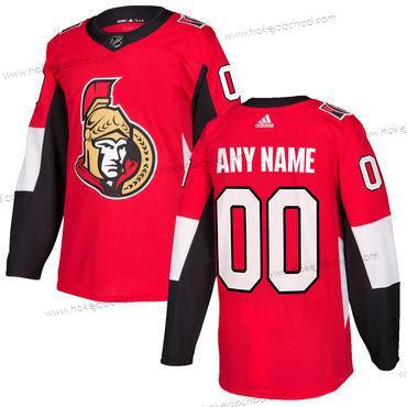 Adidas Muž Ottawa Senators Přizpůsobené Červené Sešitý 2017-2018 NHL Dres