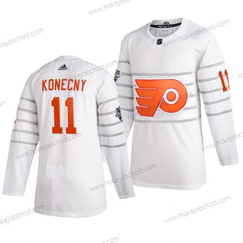 Adidas Muž Philadelphia Flyers #11 Travis Konecny Bílý 2020 NHL All-Star Game Dres