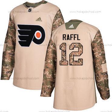 Adidas Muž Philadelphia Flyers #12 Michael Raffl Camo Autentické 2017 Veterans Day Sešitý NHL Dres