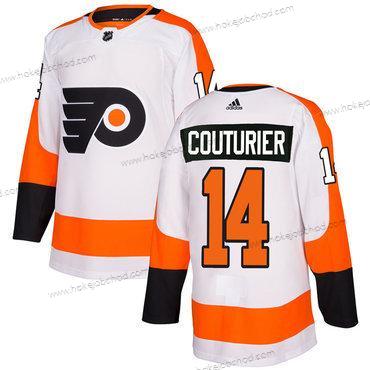 Adidas Muž Philadelphia Flyers #14 Sean Couturier Bílý Autentické Sešitý NHL Dres