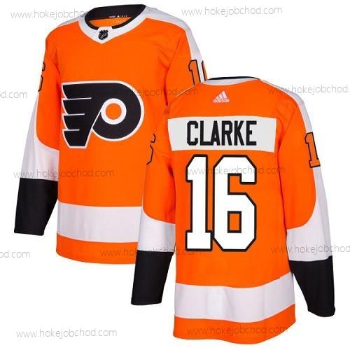 Adidas Muž Philadelphia Flyers #16 Bobby Clarke Oranžová Domácí Autentické Sešitý NHL Dres