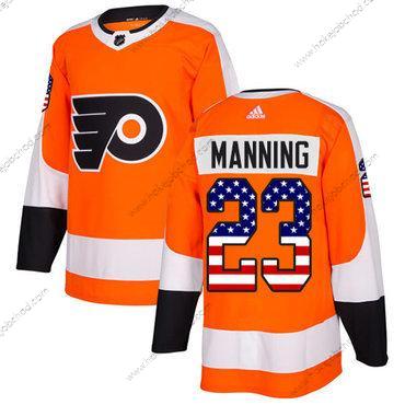 Adidas Muž Philadelphia Flyers #23 Brandon Manning Oranžová Domácí Autentické USA Flag Sešitý NHL Dres