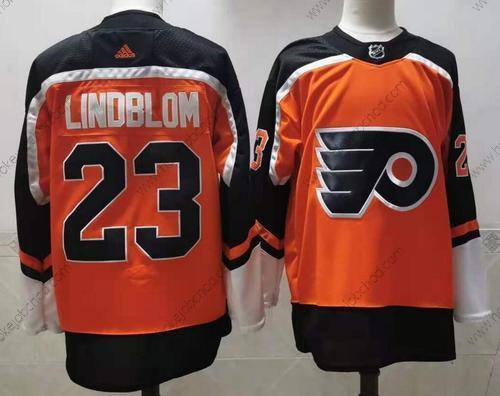 Adidas Muž Philadelphia Flyers #23 Oskar Lindblom Oranžová 2020-21 Sešitý NHL Dres