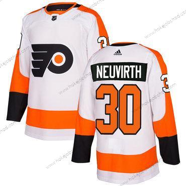 Adidas Muž Philadelphia Flyers #30 Michal Neuvirth Bílý Autentické Sešitý NHL Dres