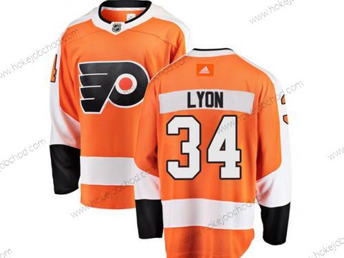 Adidas Muž Philadelphia Flyers #34 Alex Lyon Domácí Fanatics Oranžová Dres