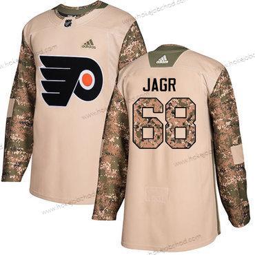 Adidas Muž Philadelphia Flyers #68 Jaromir Jagr Camo Autentické 2017 Veterans Day Sešitý NHL Dres