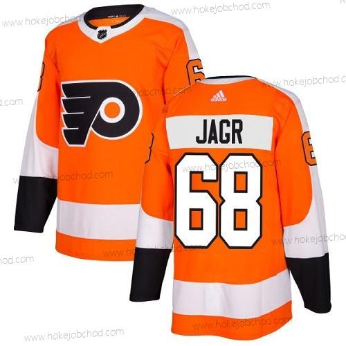 Adidas Muž Philadelphia Flyers #68 Jaromir Jagr Oranžová Domácí Autentické Sešitý NHL Dres