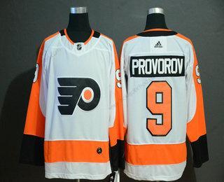 Adidas Muž Philadelphia Flyers #9 Ivan Provorov Bílý Sešitý NHL Dres