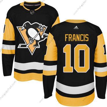 Adidas Muž Pittsburgh Penguins #10 Ron Francis Černá Náhradní Autentické Sešitý NHL Dres