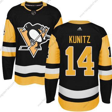 Adidas Muž Pittsburgh Penguins #14 Chris Kunitz Černá Náhradní Autentické Sešitý NHL Dres