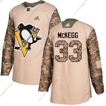 Adidas Muž Pittsburgh Penguins #33 Greg Mckegg Camo Autentické 2017 Veterans Day Sešitý NHL Dres