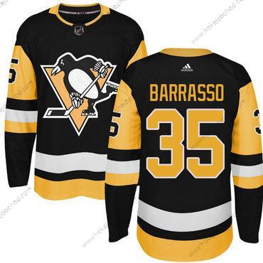 Adidas Muž Pittsburgh Penguins #35 Tom Barrasso Černá Náhradní Autentické Sešitý NHL Dres