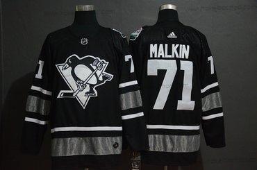 Adidas Muž Pittsburgh Penguins 71 Evgeni Malkin Černá 2019 NHL All-Star Game Dres