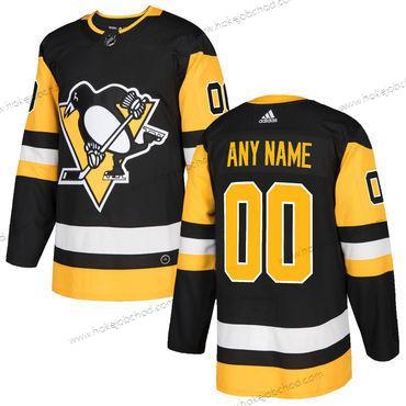 Adidas Muž Pittsburgh Penguins Přizpůsobené Černá Náhradní Autentické Sešitý NHL Dres