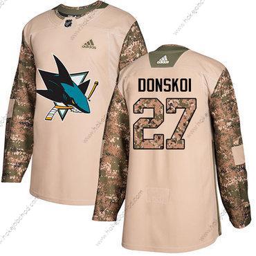 Adidas Muž San Jose Sharks #27 Joonas Donskoi Camo Autentické 2017 Veterans Day Sešitý NHL Dres