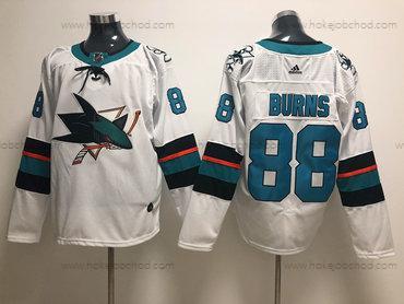 Adidas Muž San Jose Sharks #88 Brent Burns Bílý Dres