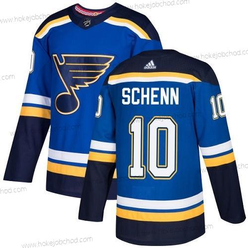 Adidas Muž St. Louis Blues #10 Brayden Schenn Modrý Domácí Autentické Sešitý NHL Dres