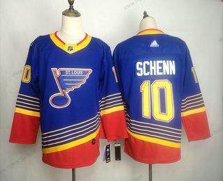 Adidas Muž St. Louis Blues #10 Brayden Schenn Modrý Sešitý NHL Retro Dres