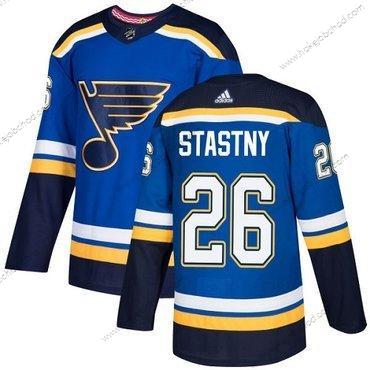 Adidas Muž St. Louis Blues #26 Paul Stastny Modrý Domácí Autentické Sešitý NHL Dres