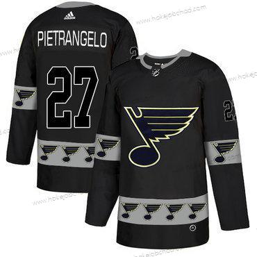 Adidas Muž St. Louis Blues #27 Alex Pietrangelo Černá Tým Logos Dres