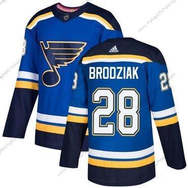 Adidas Muž St. Louis Blues #28 Kyle Brodziak Modrý Domácí Autentické Sešitý NHL Dres