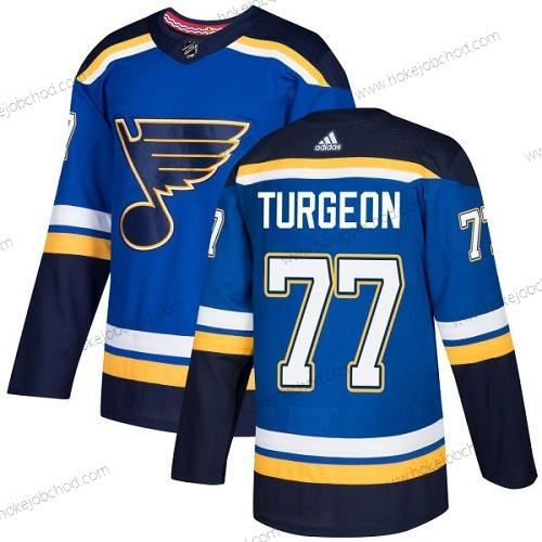 Adidas Muž St. Louis Blues #77 Pierre Turgeon Modrý Domácí Autentické Sešitý NHL Dres