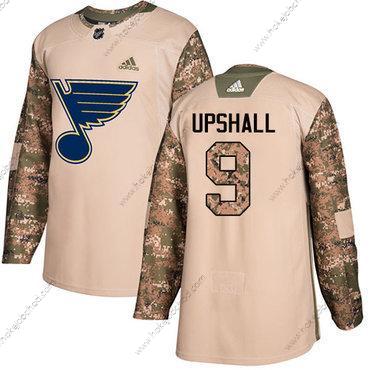 Adidas Muž St. Louis Blues #9 Scottie Upshall Camo Autentické 2017 Veterans Day Sešitý NHL Dres