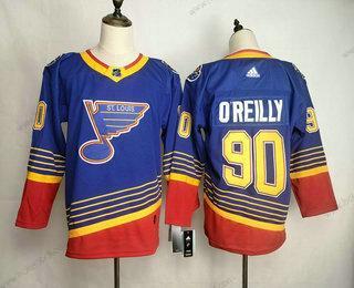 Adidas Muž St. Louis Blues #90 Ryan O’Reilly Modrý Sešitý NHL Retro Dres