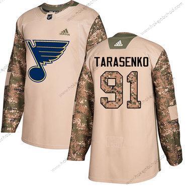 Adidas Muž St. Louis Blues #91 Vladimir Tarasenko Camo Autentické 2017 Veterans Day Sešitý NHL Dres