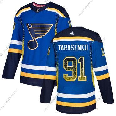 Adidas Muž St. Louis Blues #91 Vladimir Tarasenko Royal Modrý Černá Dres