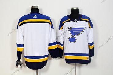 Adidas Muž St. Louis Blues Prázdný Bílý Dres