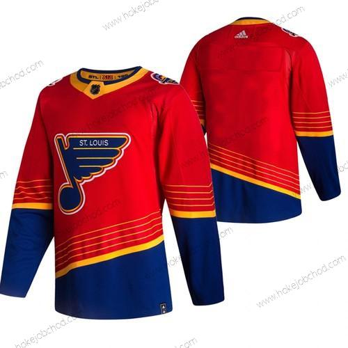 Adidas Muž St. Louis Blues Prázdný Červené 2020-21 Obrácený Retro Náhradní NHL Dres