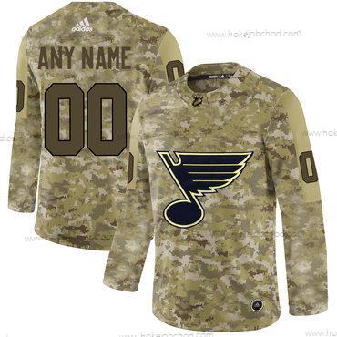 Adidas Muž St. Louis Blues Přizpůsobené Camo Dres