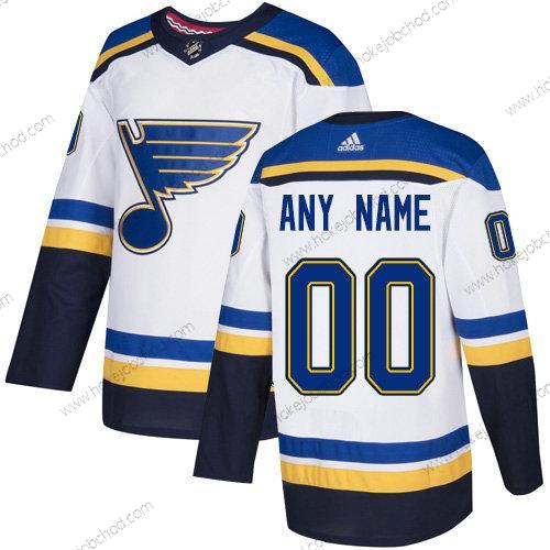 Adidas Muž St. Louis Blues Přizpůsobené NHL Autentické Bílý Dres