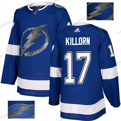 Adidas Muž Tampa Bay Lightning #17 Alex Killorn Modrý Domácí Autentické Zlato Sešitý NHL Dres