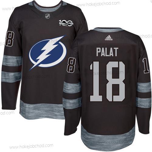 Adidas Muž Tampa Bay Lightning #18 Ondrej Palat Černá 1917-2017 100th Výročí Sešitý NHL Dres