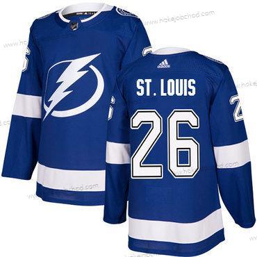 Adidas Muž Tampa Bay Lightning #26 Martin St. Louis Modrý Domácí Autentické Sešitý NHL Dres