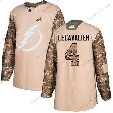 Adidas Muž Tampa Bay Lightning #4 Vincent Lecavalier Camo Autentické 2017 Veterans Day Sešitý NHL Dres