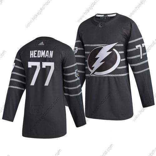 Adidas Muž Tampa Bay Lightning #77 Victor Hedman Šedá 2020 NHL All-Star Game Dres