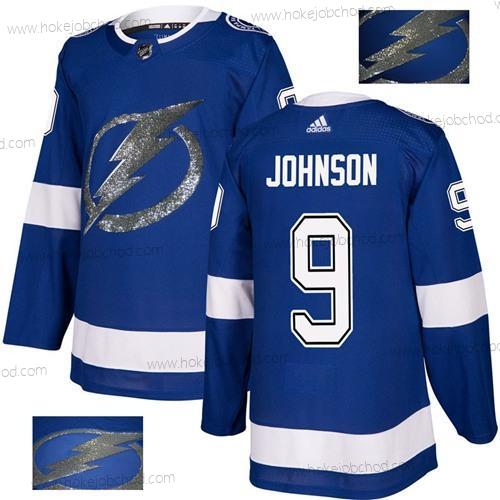 Adidas Muž Tampa Bay Lightning #9 Tyler Johnson Modrý Domácí Autentické Zlato Sešitý NHL Dres