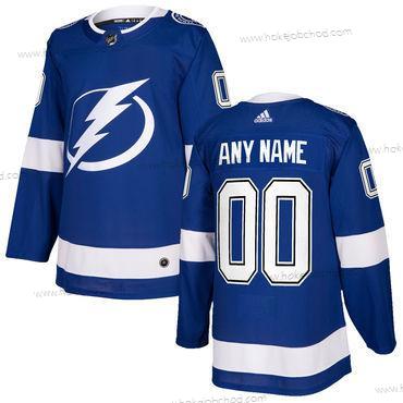 Adidas Muž Tampa Bay Lightning Přizpůsobené Modrý Sešitý NHL 2017-2018 Hokejový Dres