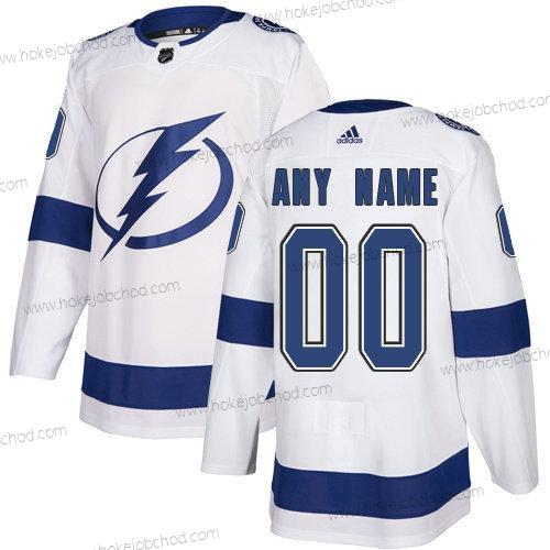 Adidas Muž Tampa Bay Lightning Přizpůsobené NHL Autentické Bílý Dres