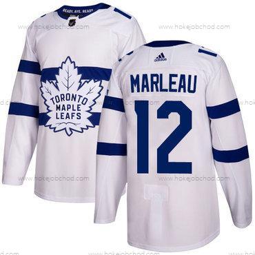 Adidas Muž Toronto Maple Leafs #12 Patrick Marleau Bílý Autentické 2018 Stadium Series Sešitý NHL Dres