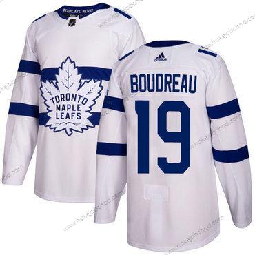 Adidas Muž Toronto Maple Leafs #19 Bruce Boudreau Bílý Autentické 2018 Stadium Series Sešitý NHL Dres