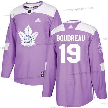 Adidas Muž Toronto Maple Leafs #19 Bruce Boudreau Nachový Autentické Bojuje proti rakovině Sešitý NHL Dres