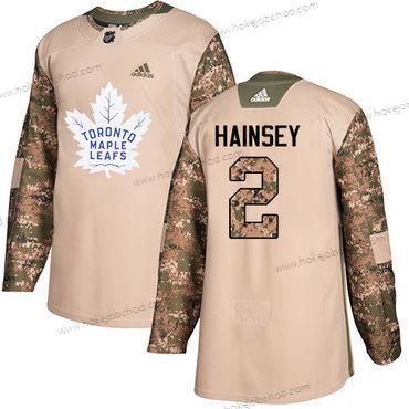 Adidas Muž Toronto Maple Leafs #2 Ron Hainsey Camo Autentické 2017 Veterans Day Sešitý NHL Dres