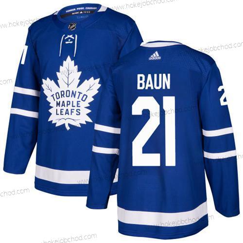 Adidas Muž Toronto Maple Leafs #21 Bobby Baun Modrý Domácí Autentické Sešitý NHL Dres