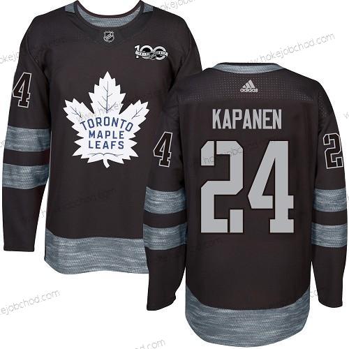 Adidas Muž Toronto Maple Leafs #24 Kasperi Kapanen Černá 1917-2017 100th Výročí NHL Dres