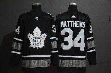 Adidas Muž Toronto Maple Leafs 34 Auston Matthews Černá 2019 NHL All-Star Dres