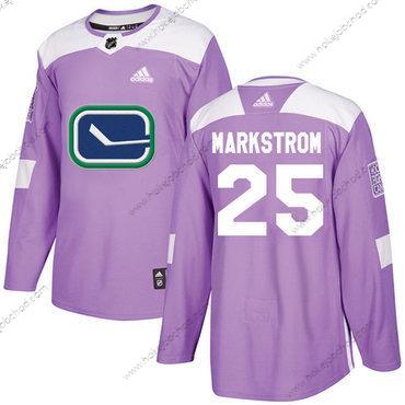 Adidas Muž Vancouver Canucks #25 Jacob Markstrom Nachový Autentické Bojuje proti rakovině Sešitý NHL Dres